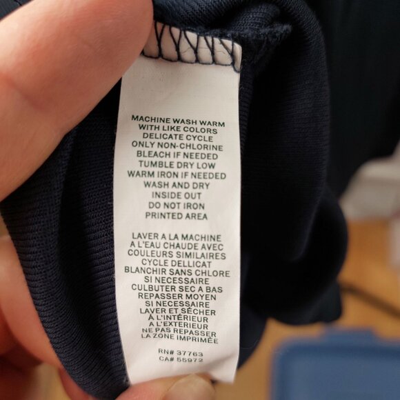 Perry Ellis Johnny Collar Polo Shirt Slate Blue Size L - Picture 4 of 5